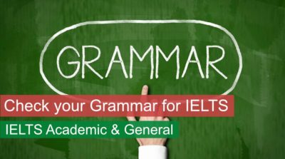Check your Grammar for IELTS